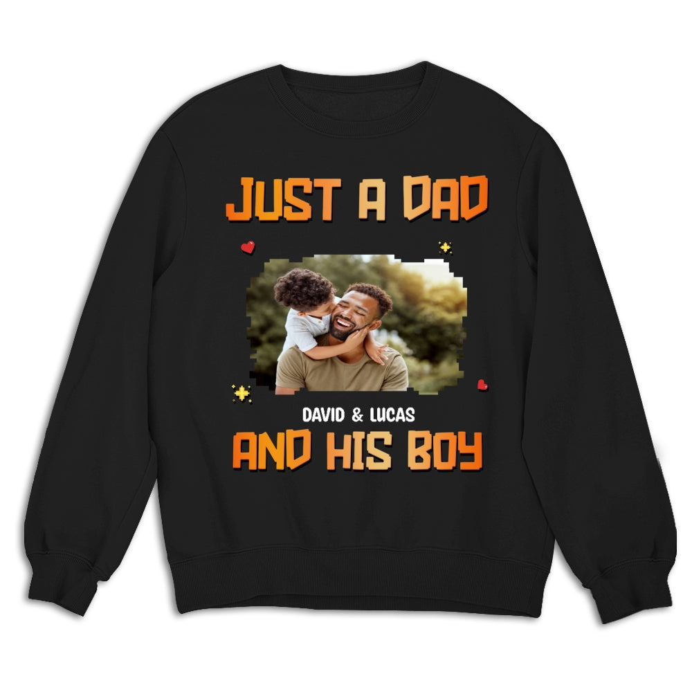 Just A Dad Photo - Personalized Custom Shirt