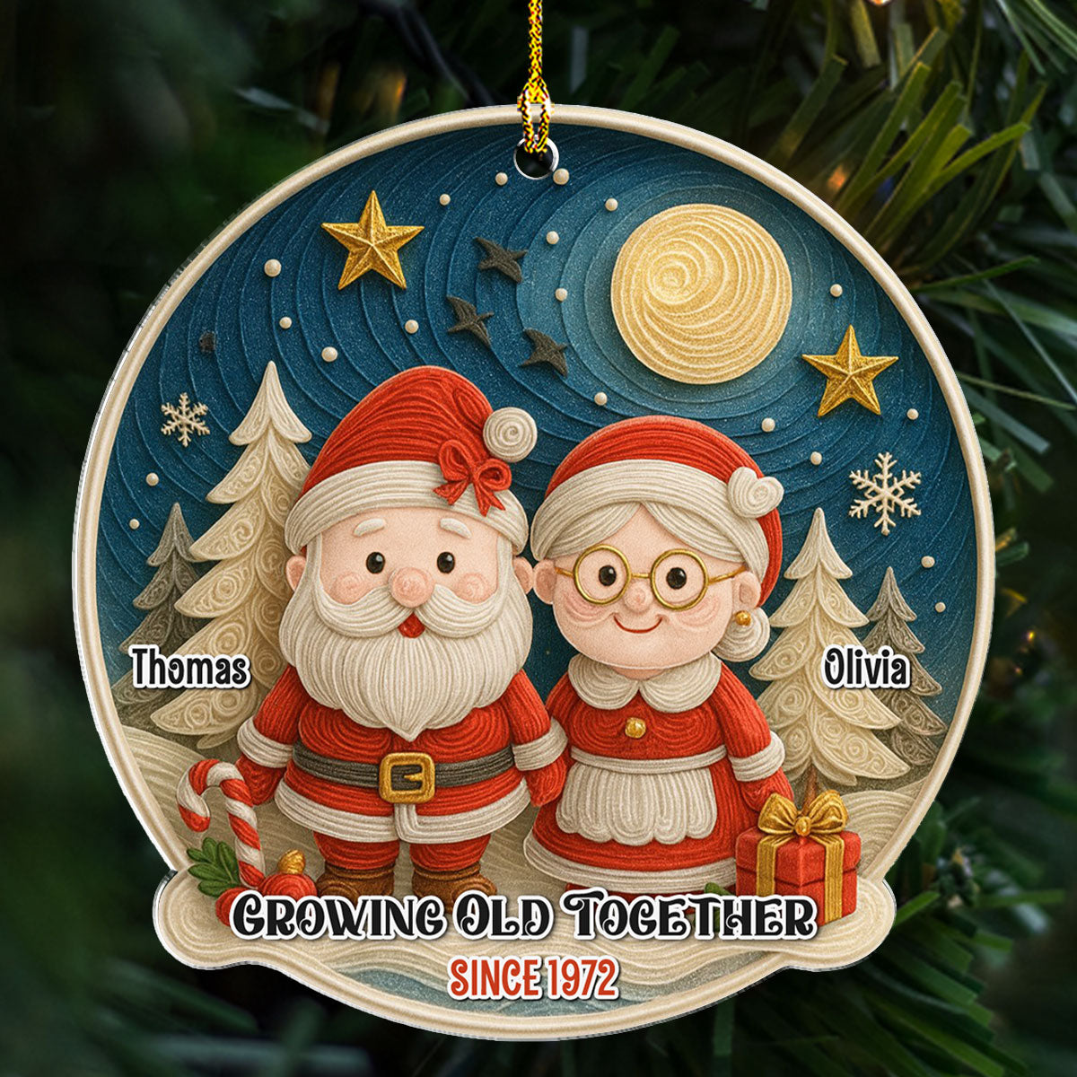 Winter Wonderland 2025 - Personalized Custom Acrylic Ornament