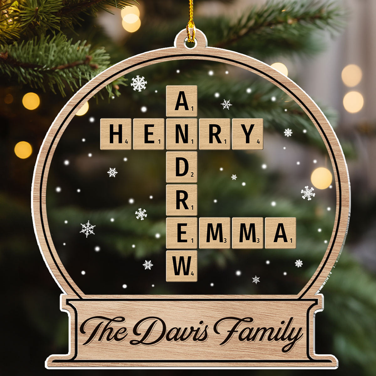 At Christmas, All Roads Lead Home  - Personalized Custom Acrylic Ornament