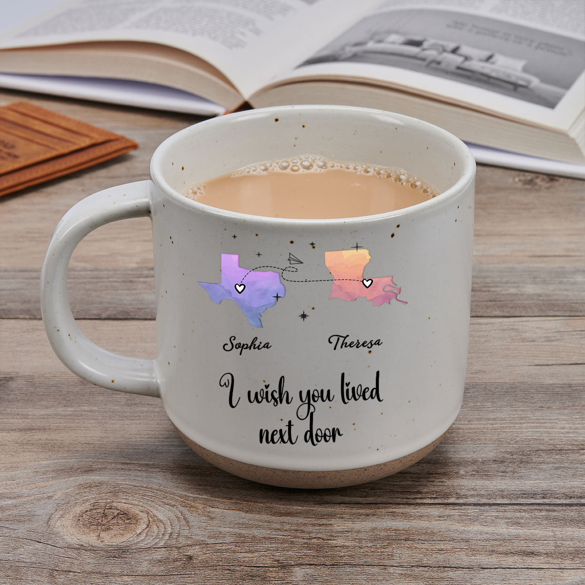I Hope We Were Neighbors - Personalized Custom Pottery Mug