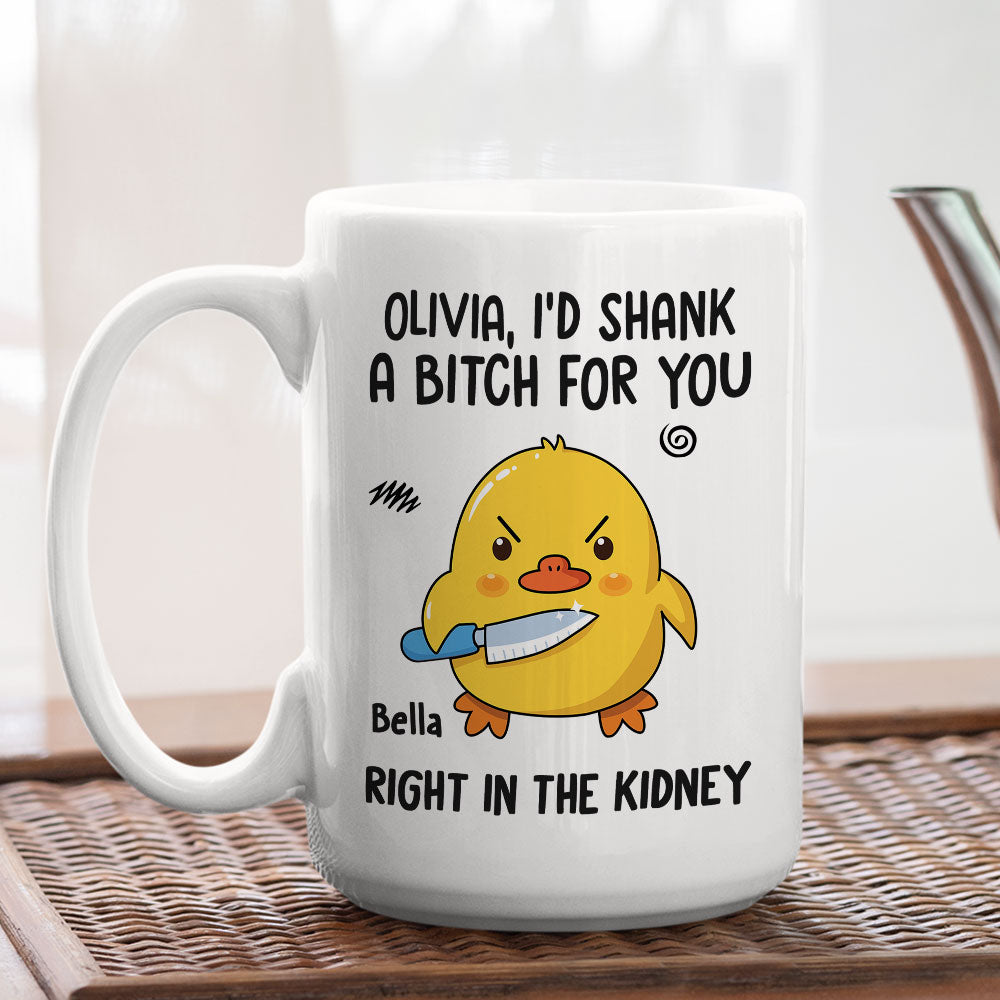 Enjoy Coffee, Share Smiles, Stand by Each Other - Personalized Custom Coffee Mug