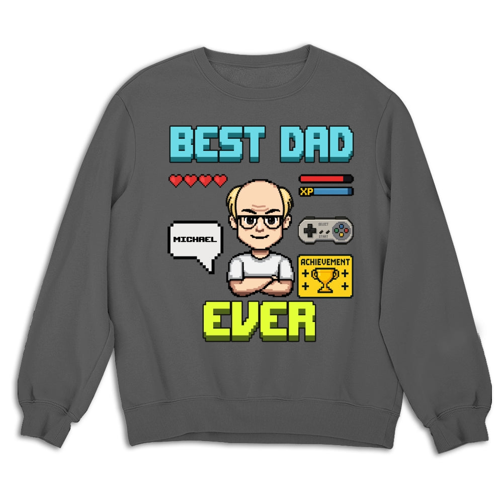 Gamer Dad Level Up - Personalized Custom Shirt