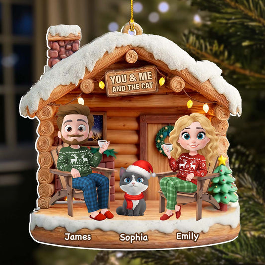 Have A Chat - Personalized Custom 3D Effect Acrylic Ornament