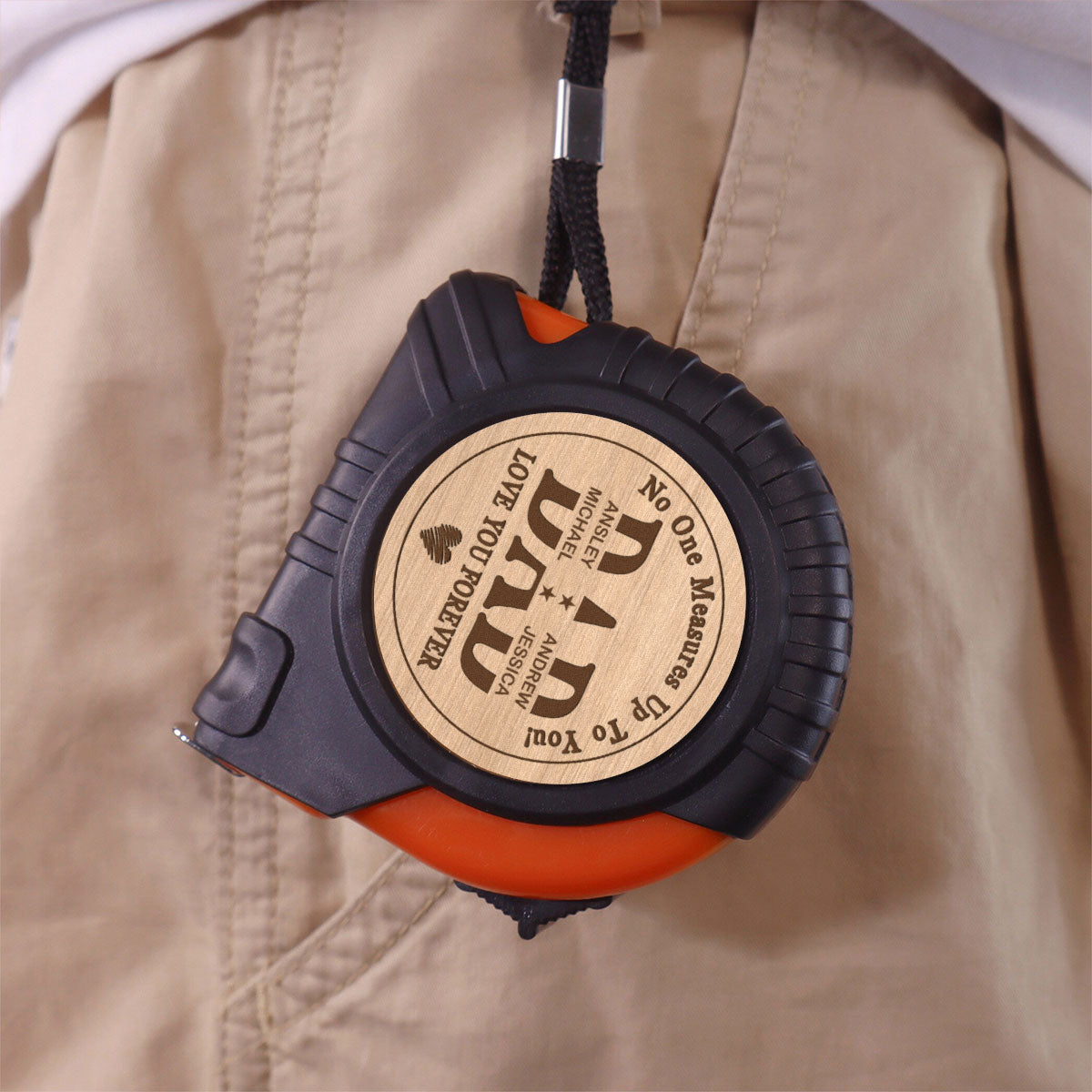 Up To You Dad - Personalized Custom Tape Measure