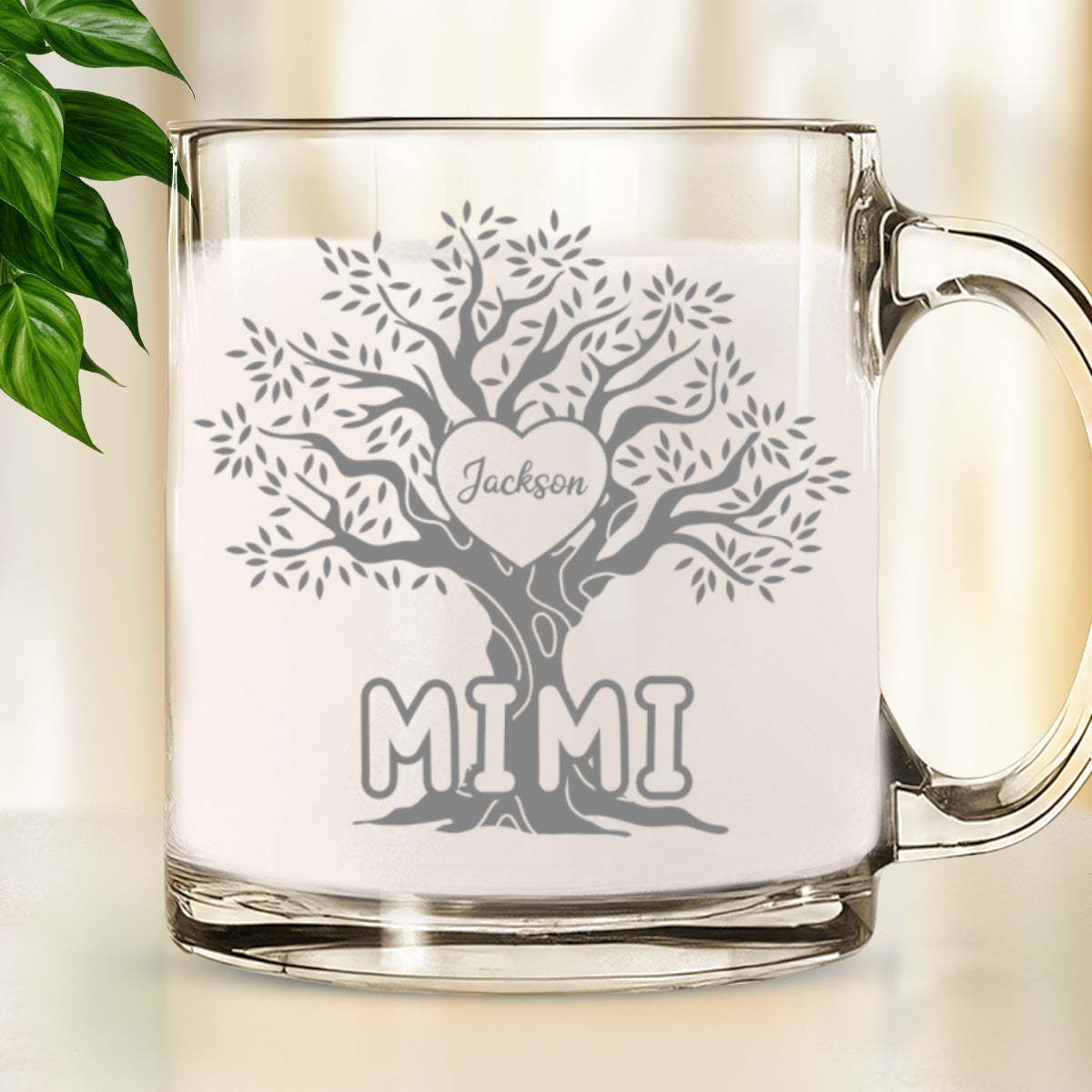 Blessed To Be Called Grandma - Personalized Custom Glass Mug