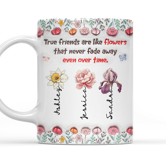 Our Bond Will Never Fade - Personalized Custom 3D Inflated Effect Mug