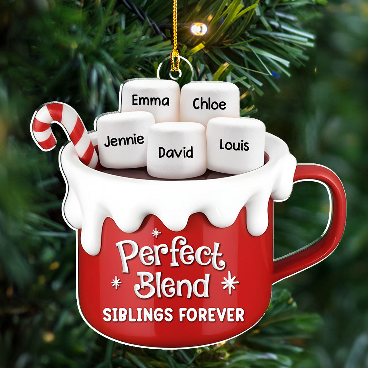 Perfect Blend - Personalized Custom Acrylic Ornament