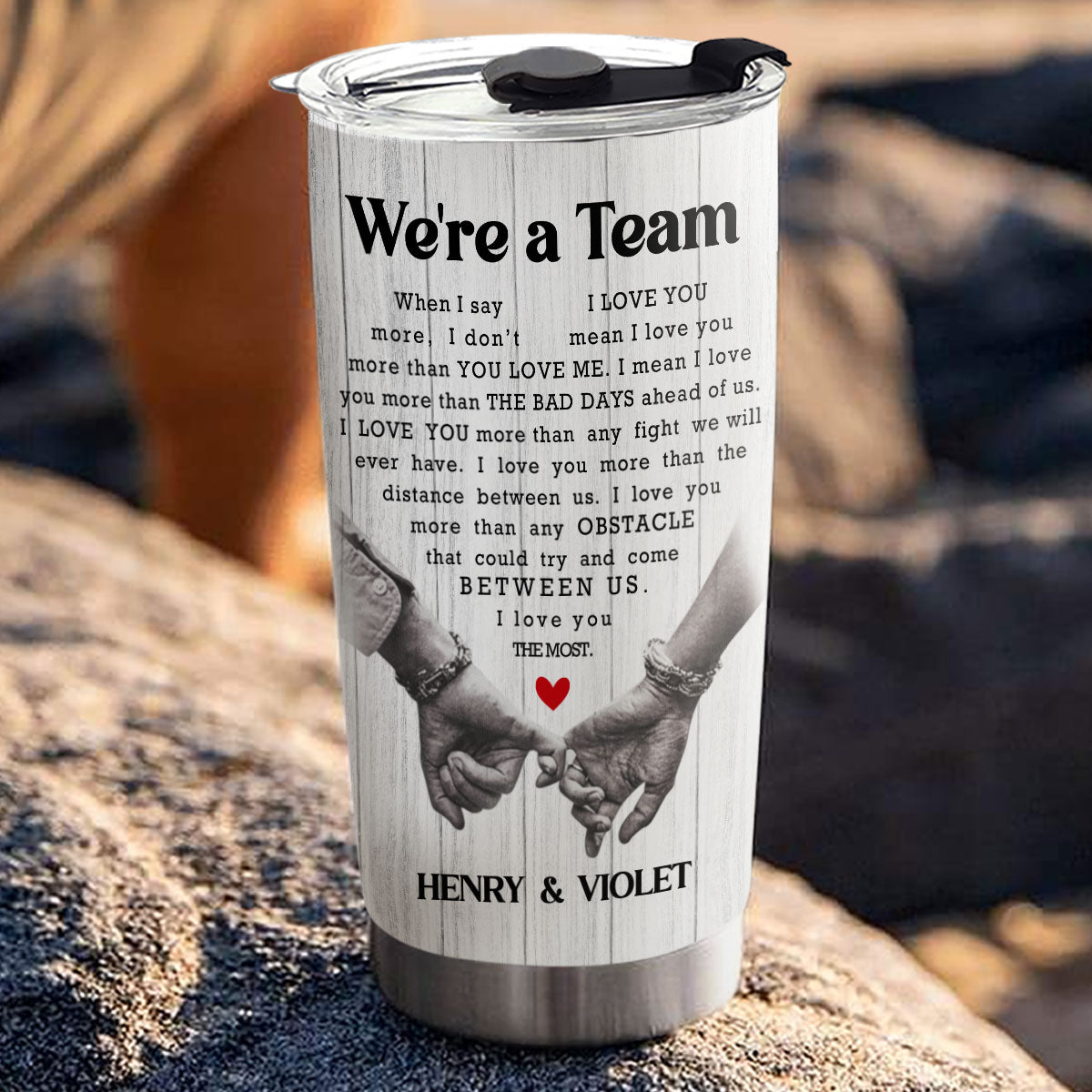 Love You The Most - Personalized Custom Tumbler