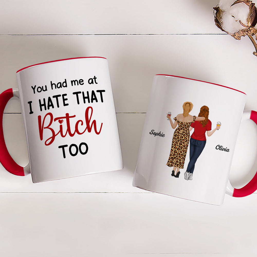 You Had Me At - Personalized Custom Accent Mug