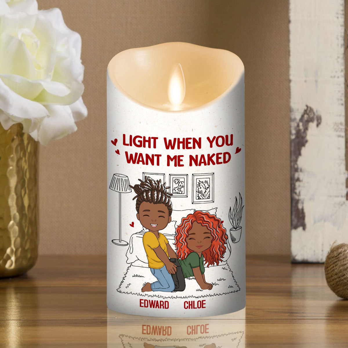 Light It Up - Personalized Custom LED Candle