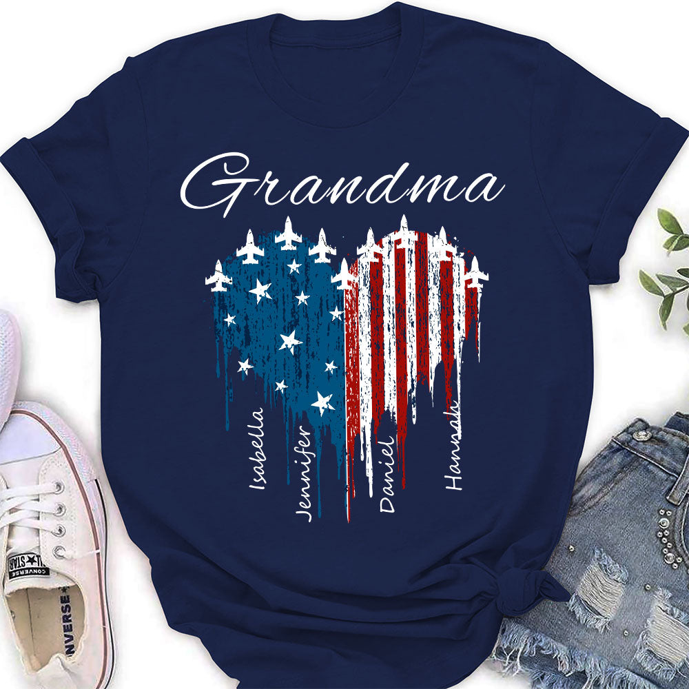 Independence Day Grandma - Personalized Custom Shirt