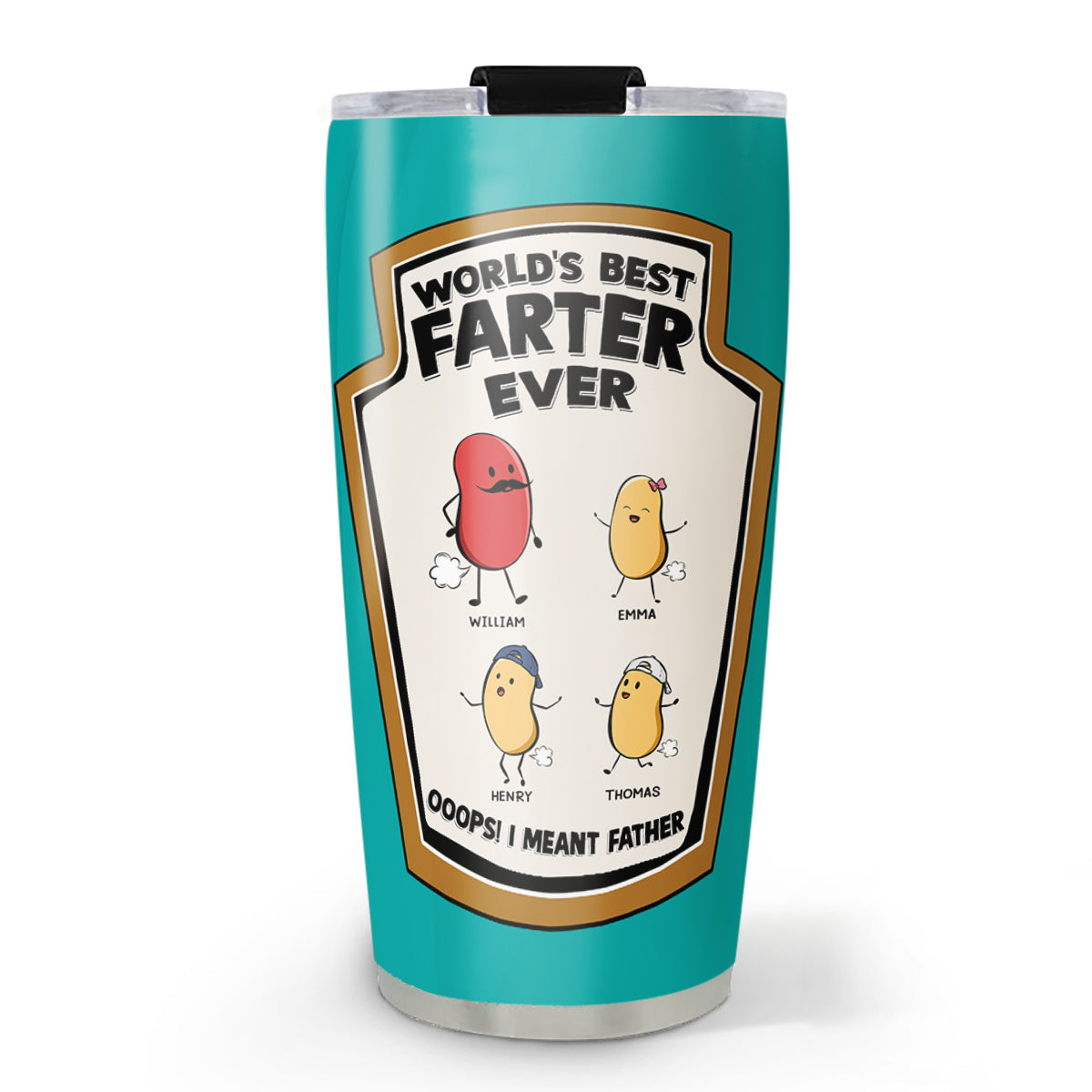 Best Farter Ever I Meant Father - Personalized Custom Tumbler
