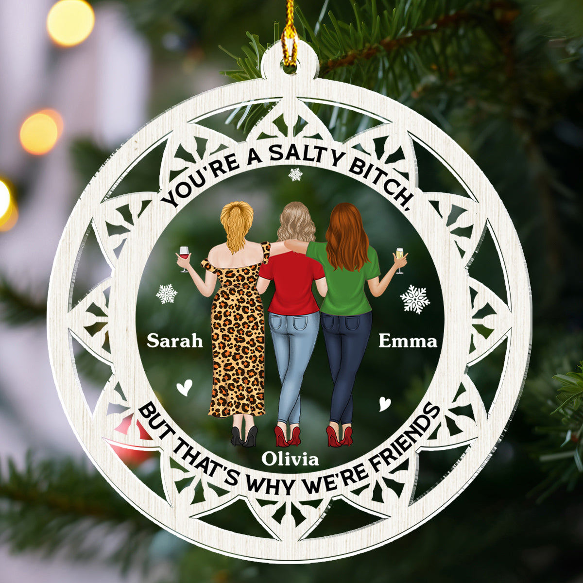 That Is Why We Are Friends - Personalized Custom Acrylic Ornament