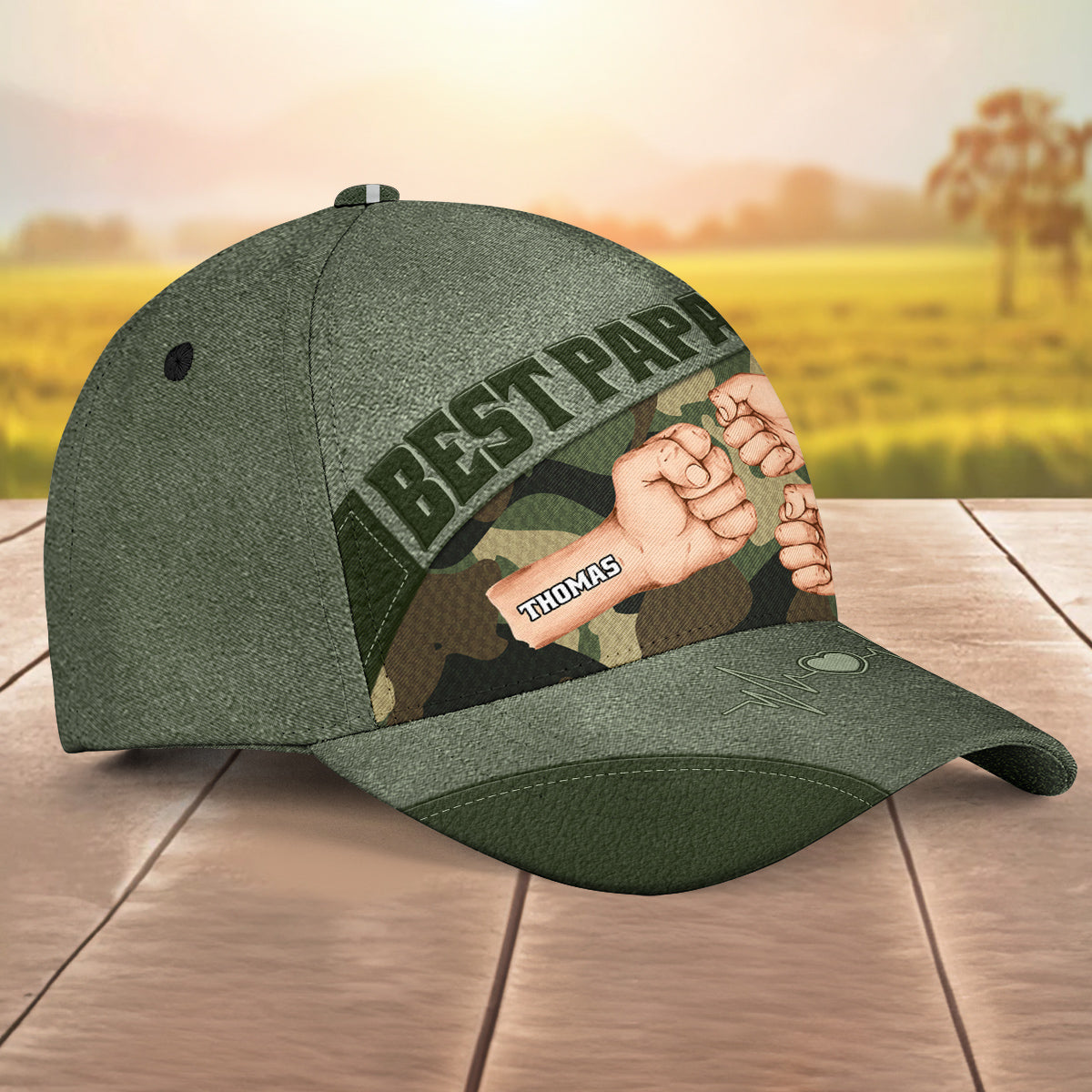 Best Dad Grandpa Ever - Personalized Custom Classic Cap