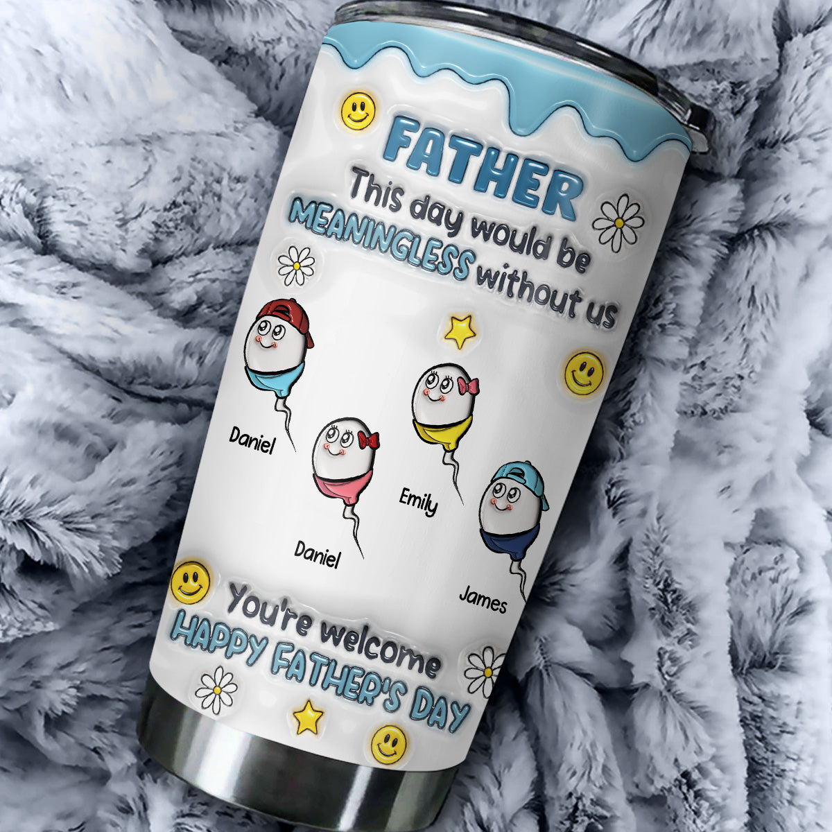 This Day Needs My Existence - Personalized Custom 3D Inflated Effect Tumbler