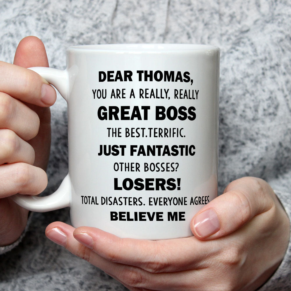 Great Boss - Personalized Custom Coffee Mug