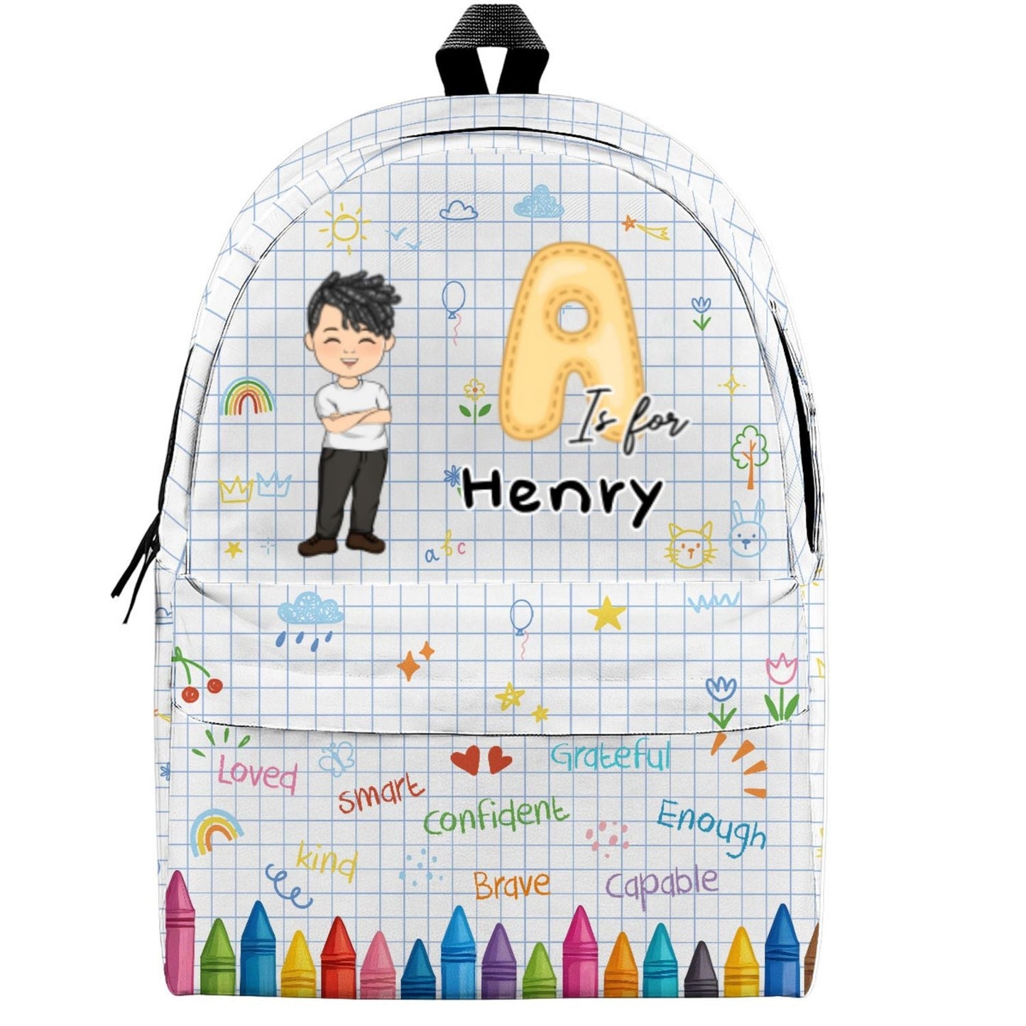 Back To School - Personalized Custom Backpack
