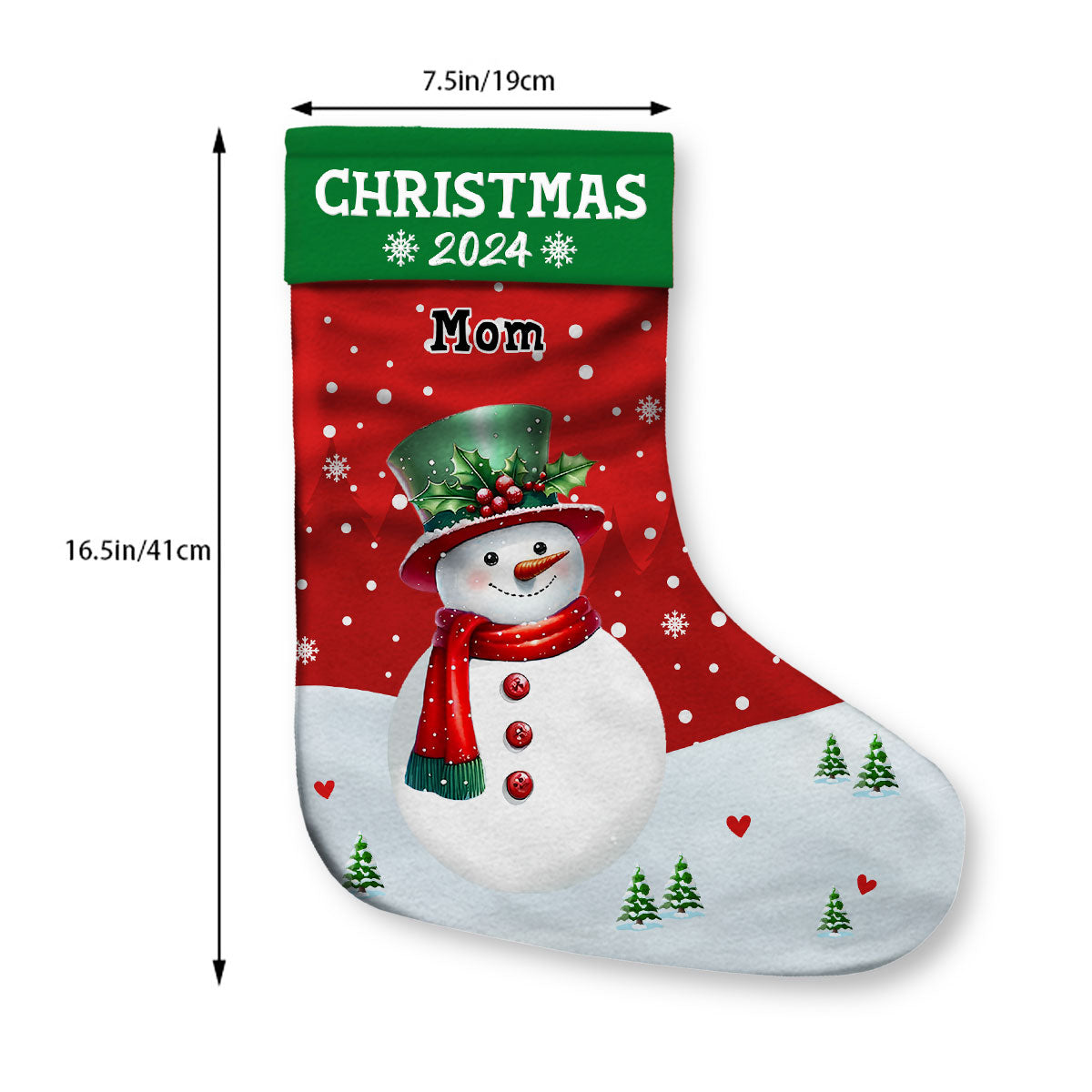 Family Christmas Stocking 2024 - Personalized Custom Christmas Stocking