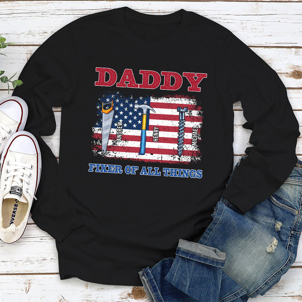 Handy Dad Hero At Home - Personalized Custom Shirt