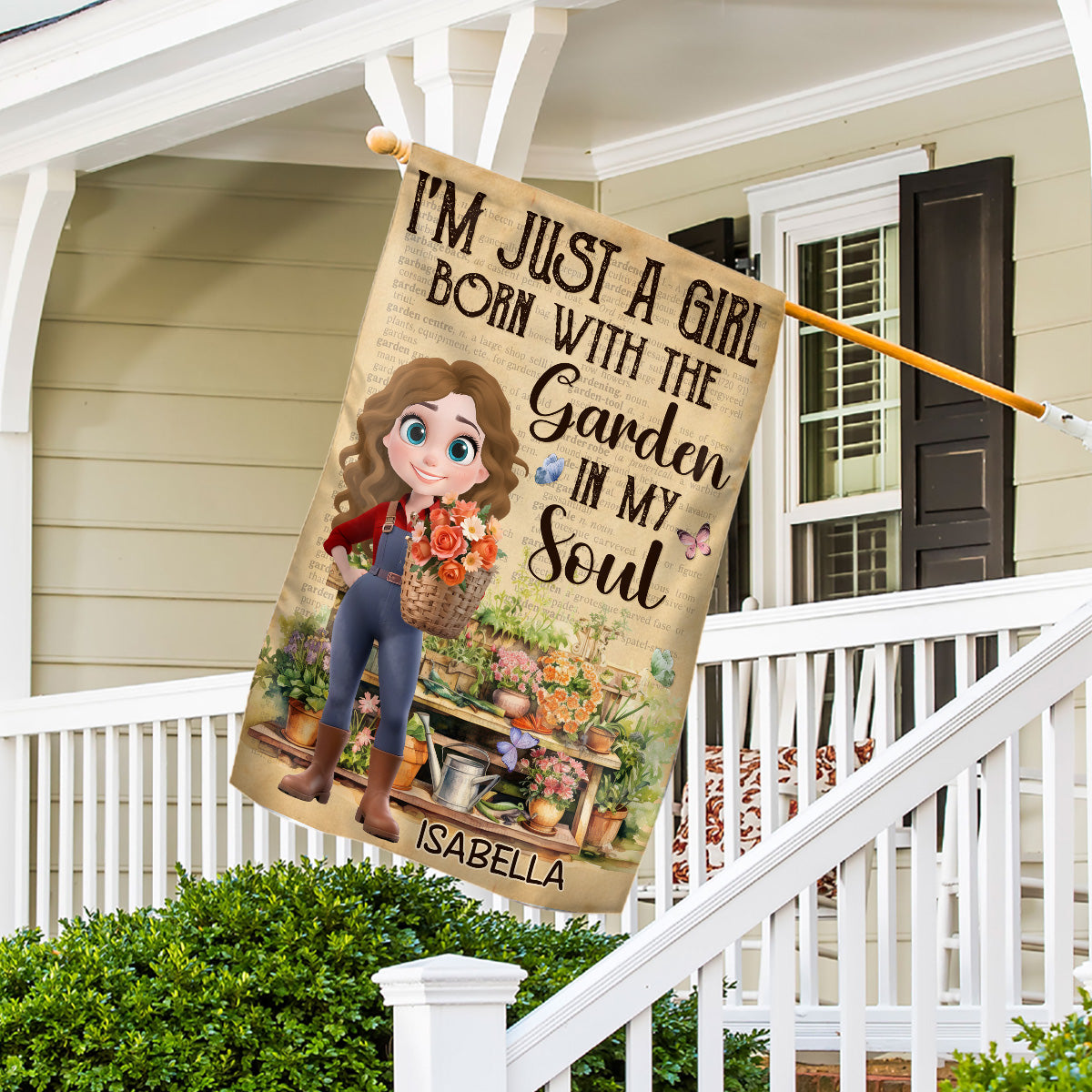 Garden In My Soul - Personalized Custom Flag