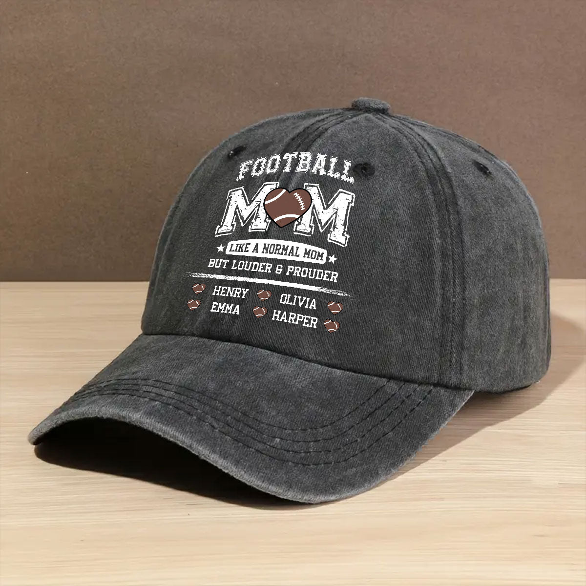 Game Day Is My Therapy - Personalized Custom Vintage Washed Denim Cap