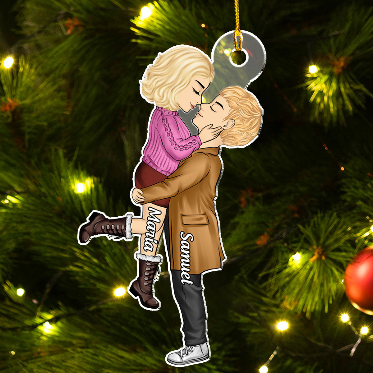 I Love You - Personalized Custom Acrylic Ornament