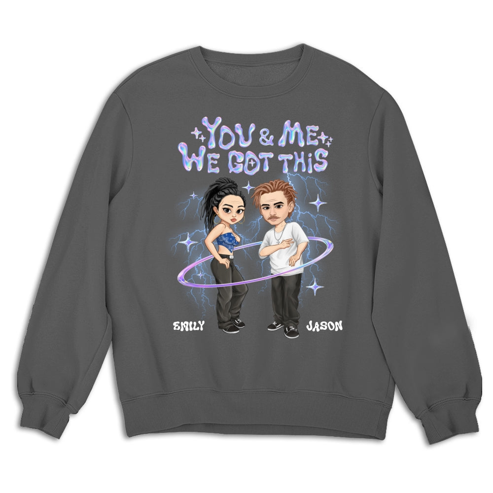 Y2K Couple Hologram - Personalized Custom Shirt
