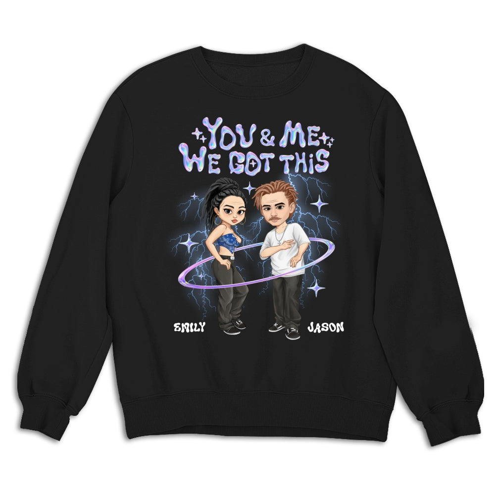 Y2K Couple Hologram - Personalized Custom Shirt