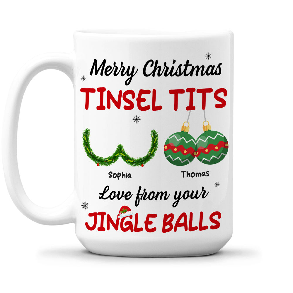 Jingle Balls - Personalized Custom Coffee Mug