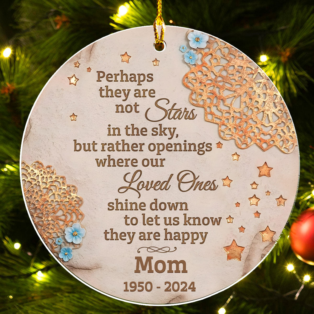 Perhaps They Are Not Stars In The Sky - Personalized Custom Acrylic Ornament