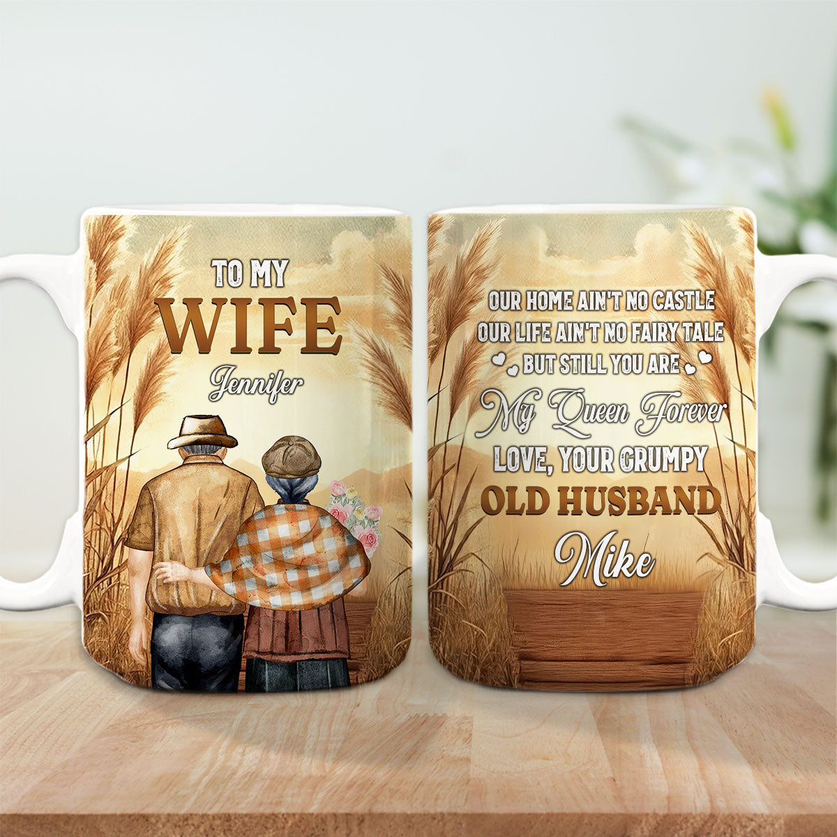 You Are My Queen Forever - Personalized Custom Coffee Mug