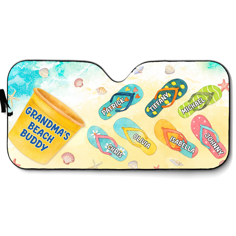 Grandma Beach Buddy - Personalized Custom Car Sunshade