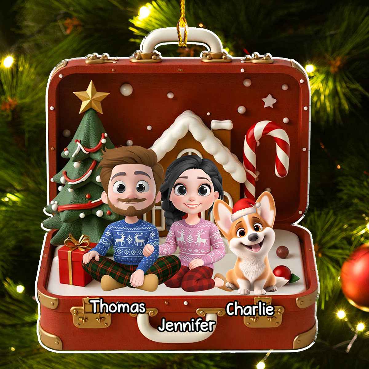 Our Christmas - Personalized Custom Acrylic Ornament