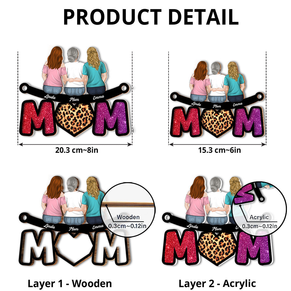 We Love You Mommy - Personalized Custom Suncatcher