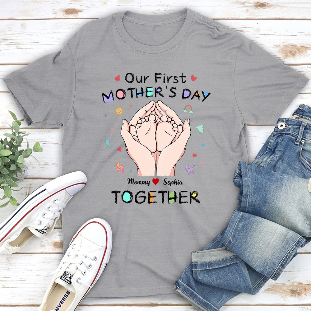 Our 1st Mothers Day - Personalized Custom Shirt