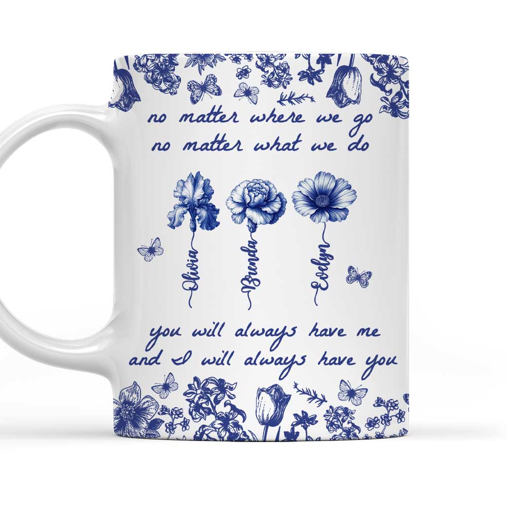 No Matter Where We Go - Personalized Custom Coffee Mug