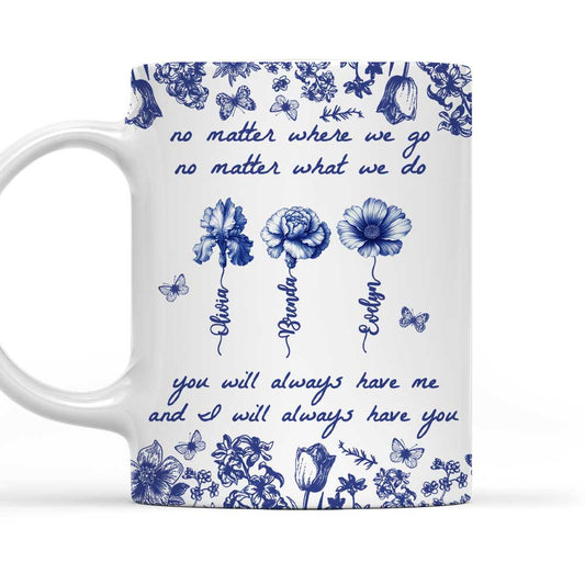 No Matter Where We Go - Personalized Custom Coffee Mug