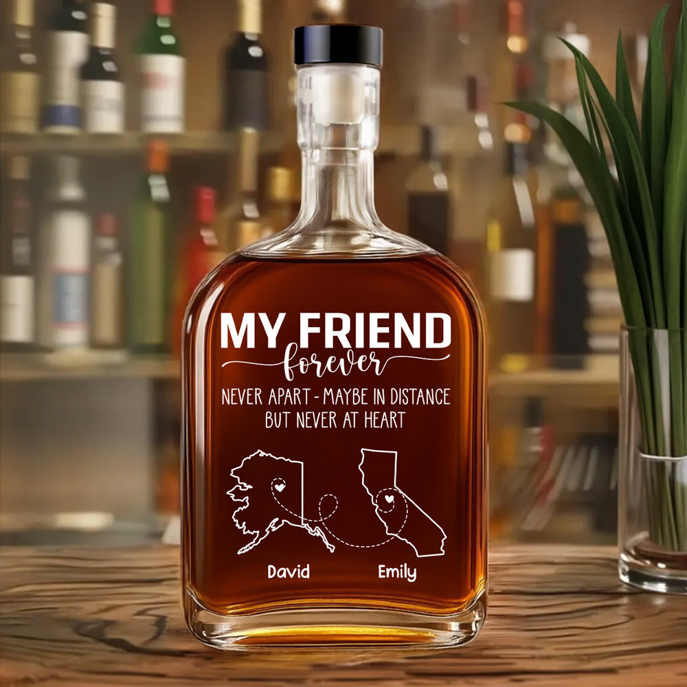 Never Apart - Personalized Custom Spirits Decanter