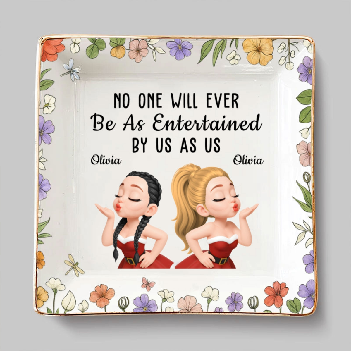 Partners In Fun - Personalized Custom Jewelry Dish