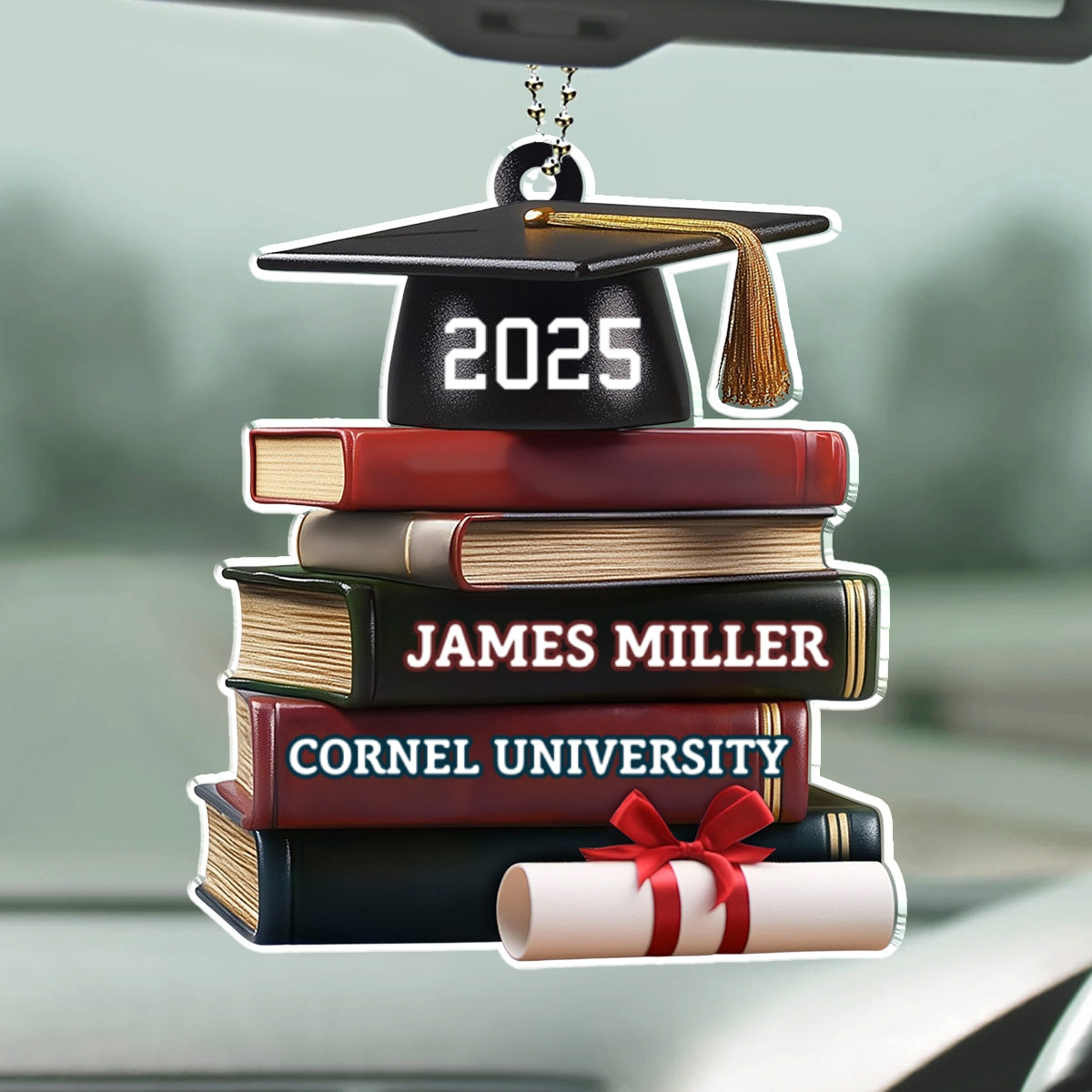 Graduation Gift - Personalized Custom Car Ornament