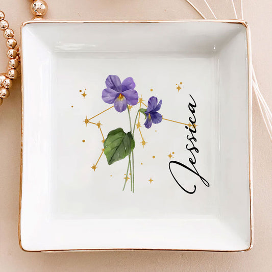 Friendship Written In The Stars - Personalized Custom Jewelry Dish