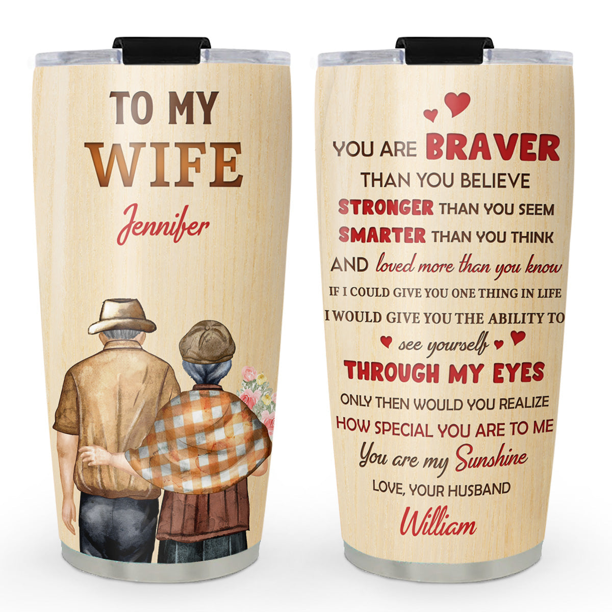 You Are Loved - Personalized Custom Tumbler