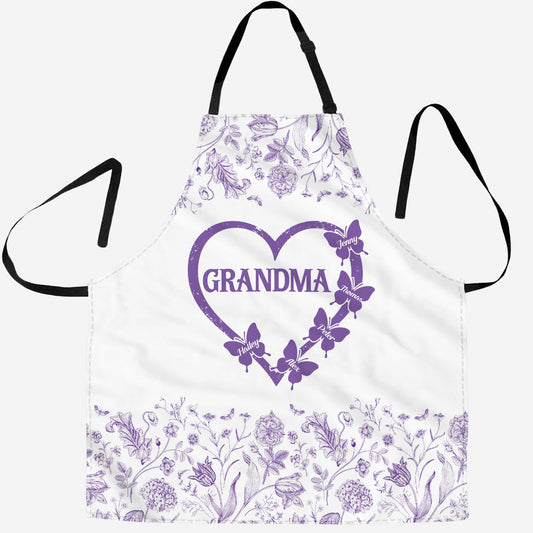 Floral Grandma - Personalized Custom Apron