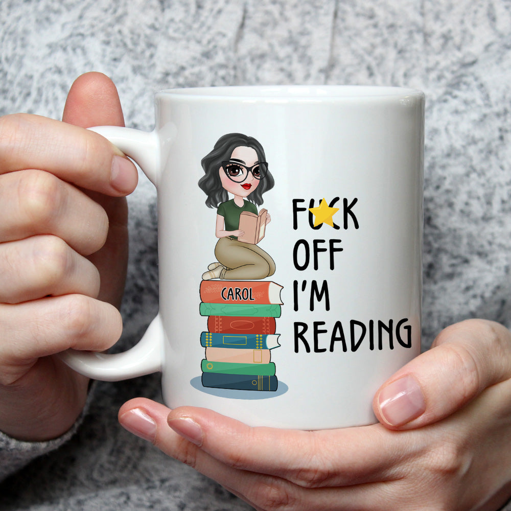 I Am Reading - Personalized Custom Coffee Mug
