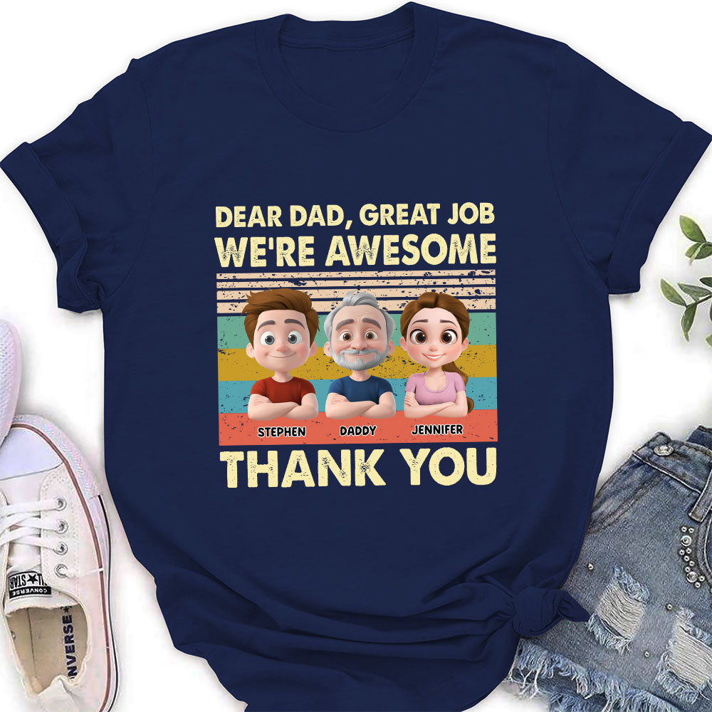 Thank You Dad - Personalized Custom Shirt