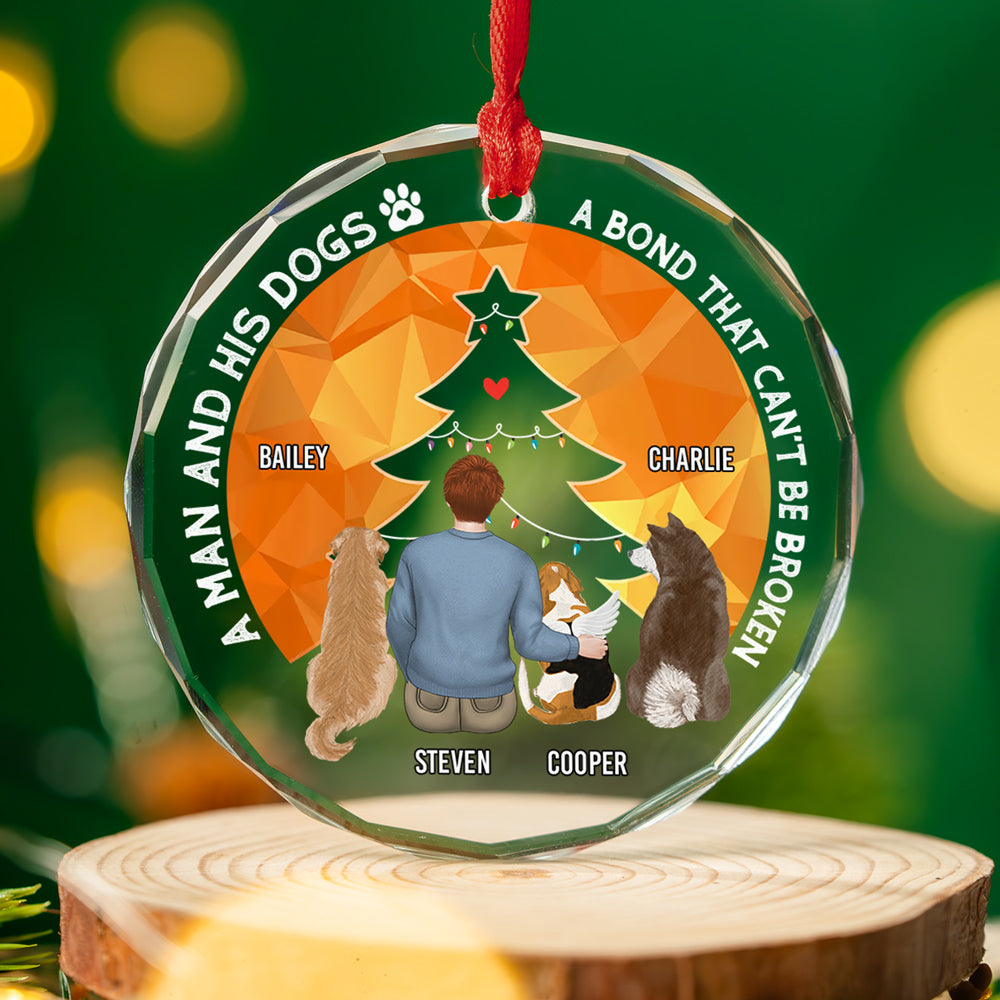 You Are Always In My Heart - Personalized Custom Glass Ornament