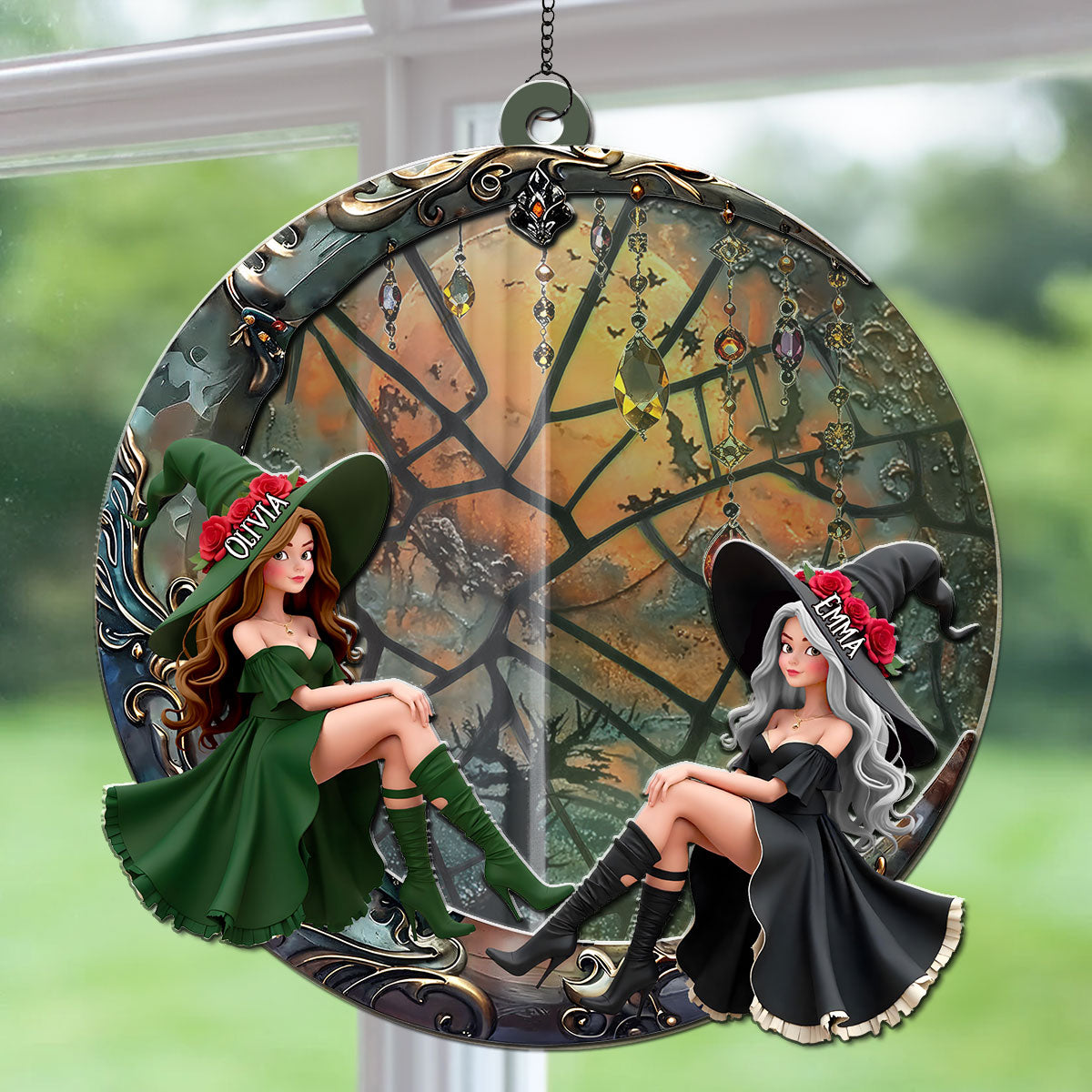 Best Witches - Personalized Custom Suncatcher