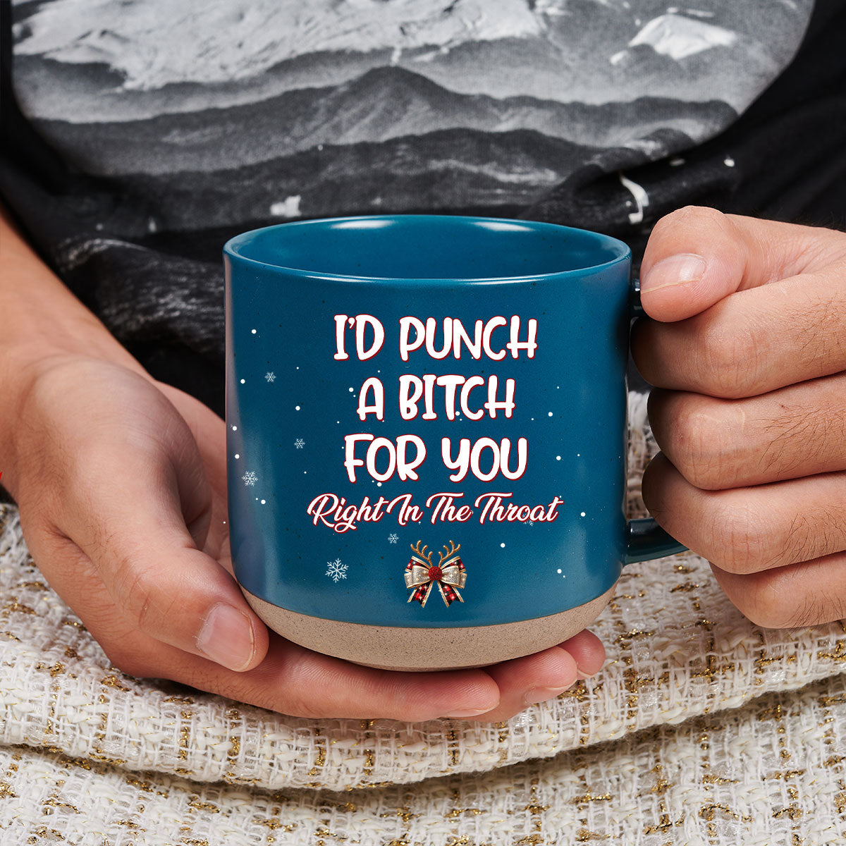 Punch Bitch - Personalized Custom Pottery Mug