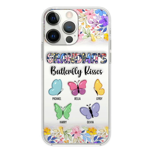 Butterfly Kisses - Personalized Custom 3D Inflated Effect Phone Case