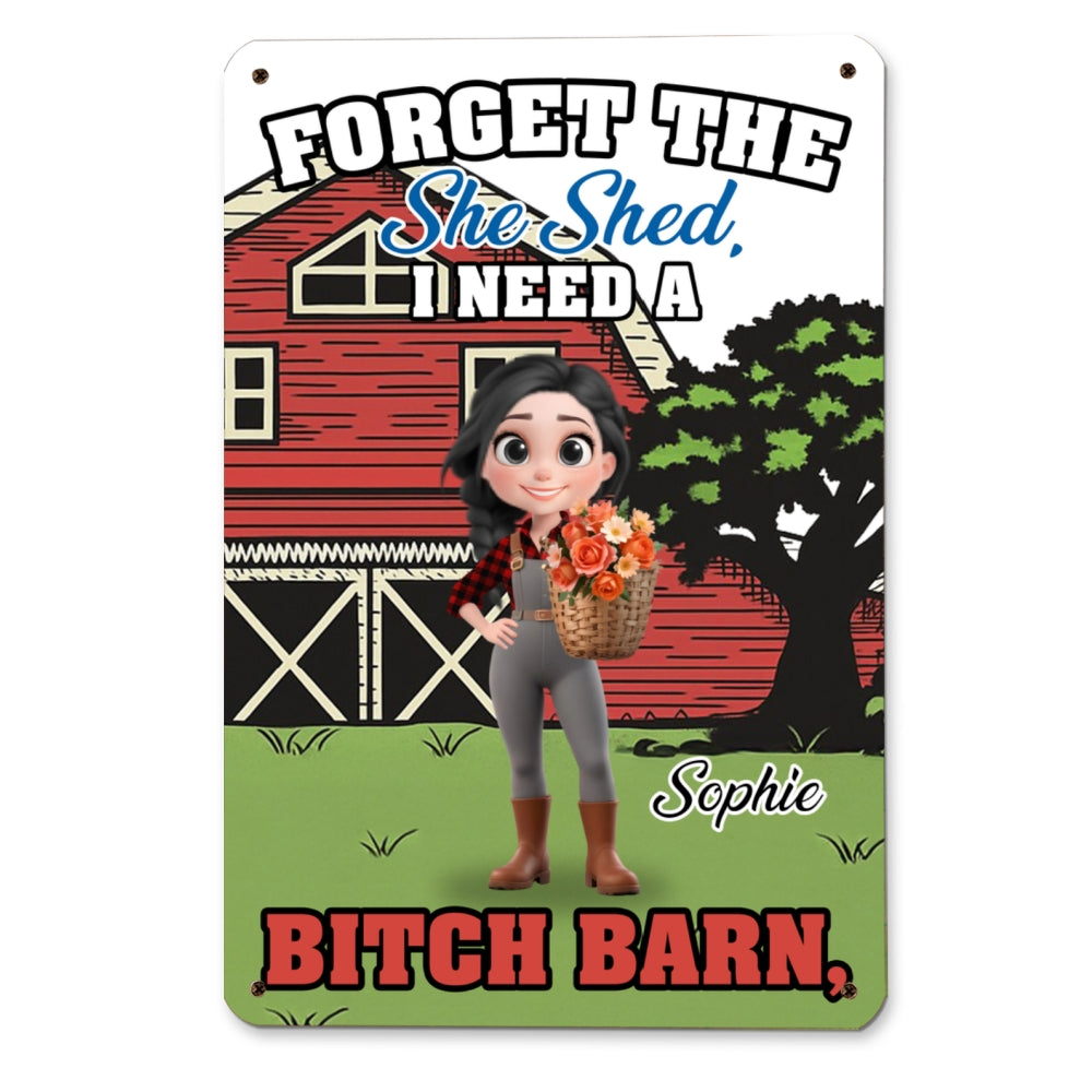 My Houseplants Live In Fear - Personalized Custom Metal Sign